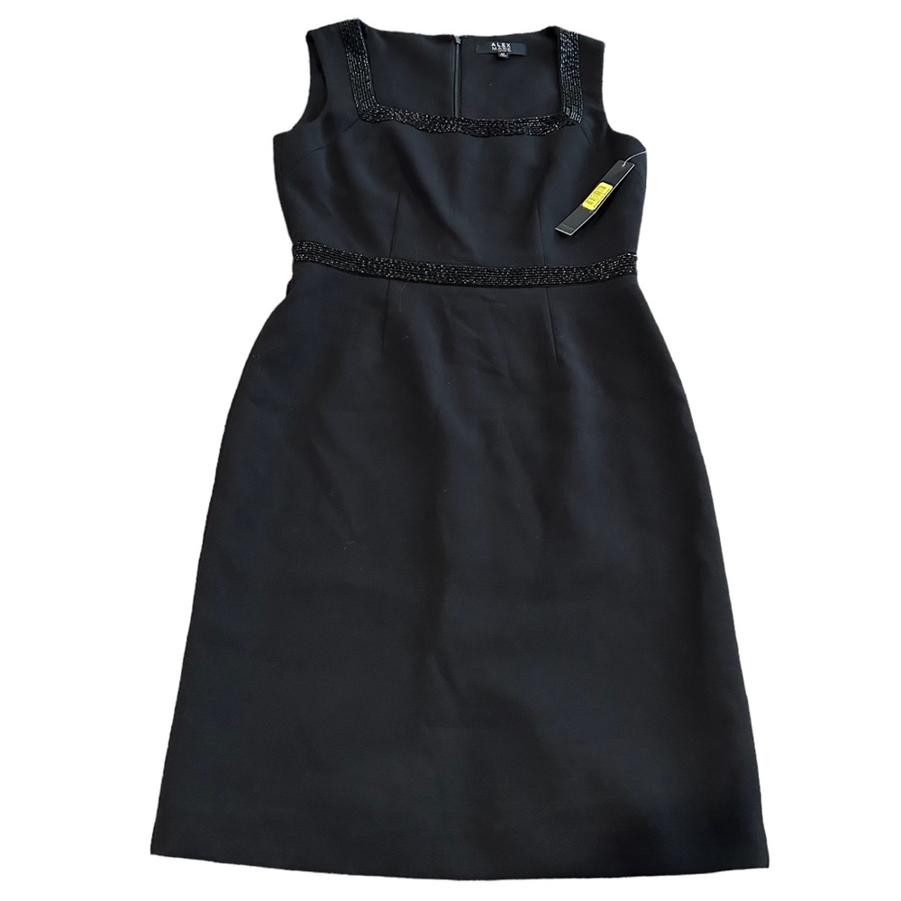ALEX MARIE black josanna dress (tag removed) 4P petite formal